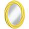 Lemon Twist 30" High Oval Twist Wall Mirror