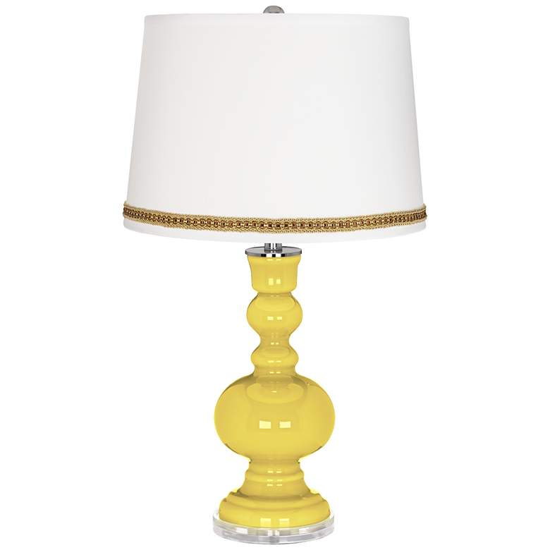 Image 1 Lemon Twist Apothecary Table Lamp with Braid Trim