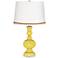 Lemon Twist Apothecary Table Lamp with Serpentine Trim