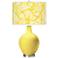 Lemon Twist Aviary Ovo Table Lamp