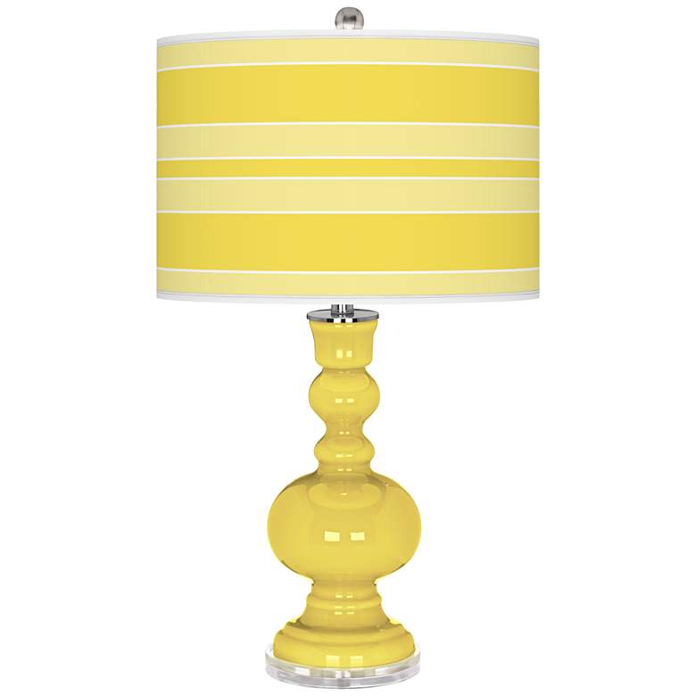 Image 1 Lemon Twist Bold Stripe Apothecary Table Lamp
