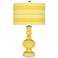 Lemon Twist Bold Stripe Apothecary Table Lamp