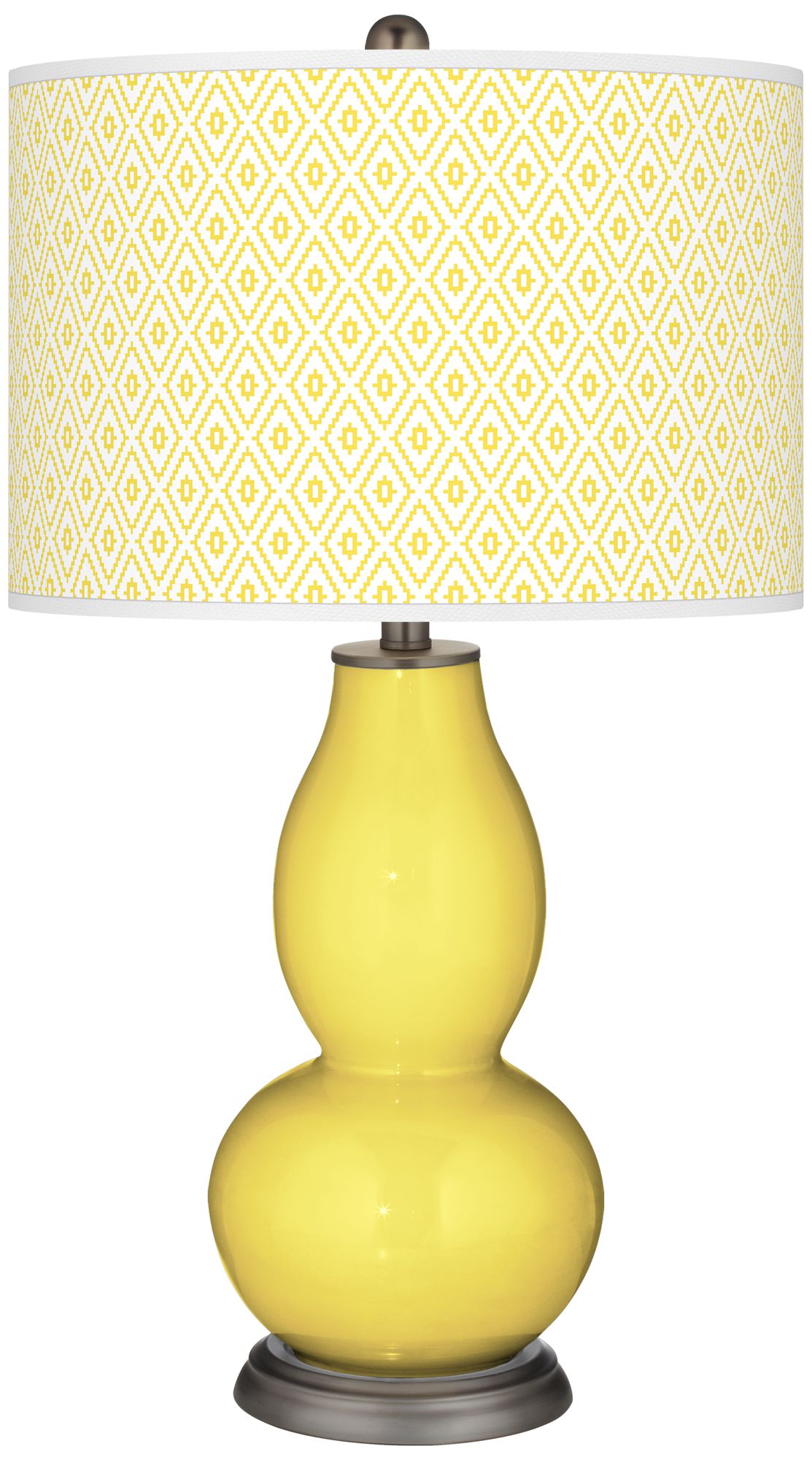 Image Lemon Twist Diamonds Double Gourd Table Lamp
