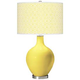 Image1 of Lemon Twist Diamonds Ovo Table Lamp