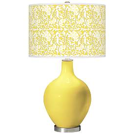Image1 of Lemon Twist Gardenia Ovo Table Lamp