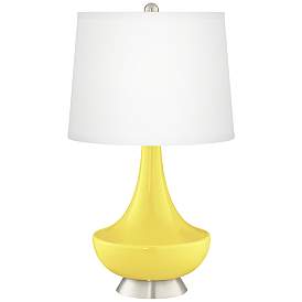 Image2 of Lemon Twist Gillan Glass Table Lamp