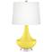 Lemon Twist Gillan Glass Table Lamp