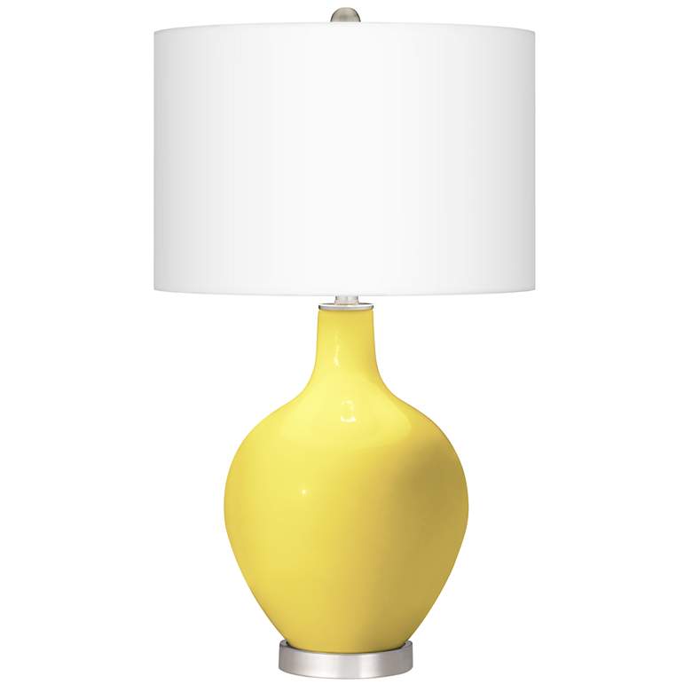 Image 2 Lemon Twist Ovo Table Lamp With Dimmer