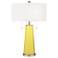 Lemon Twist Peggy Glass Table Lamp With Dimmer