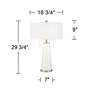 Thumbnail4 of Lemon Twist Peggy Glass Table Lamp more views