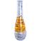 Lemon Twist Tall Decorative Glass Bottle