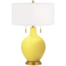 Image1 of Lemon Twist Toby Brass Accents Table Lamp