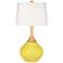 Lemon Twist Wexler Table Lamp with Dimmer