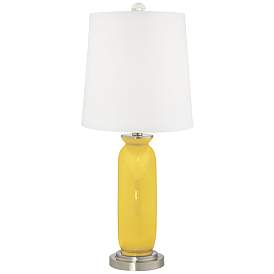 Image4 of Lemon Zest Carrie Table Lamp Set of 2 with Dimmers more views