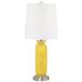 Lemon Zest Carrie Table Lamp Set of 2 with Dimmers