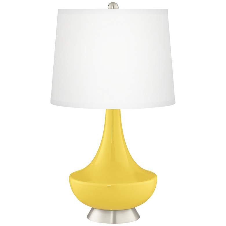 Image 2 Lemon Zest Gillan Glass Table Lamp