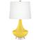 Lemon Zest Gillan Glass Table Lamp