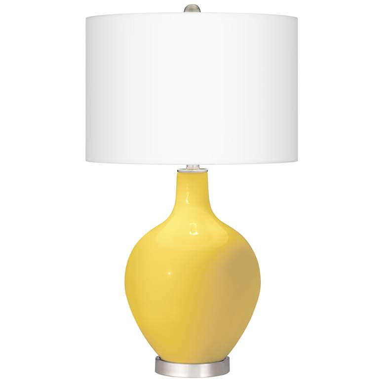 Image 2 Lemon Zest Ovo Table Lamp With Dimmer