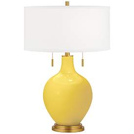 Image1 of Lemon Zest Toby Brass Accents Table Lamp