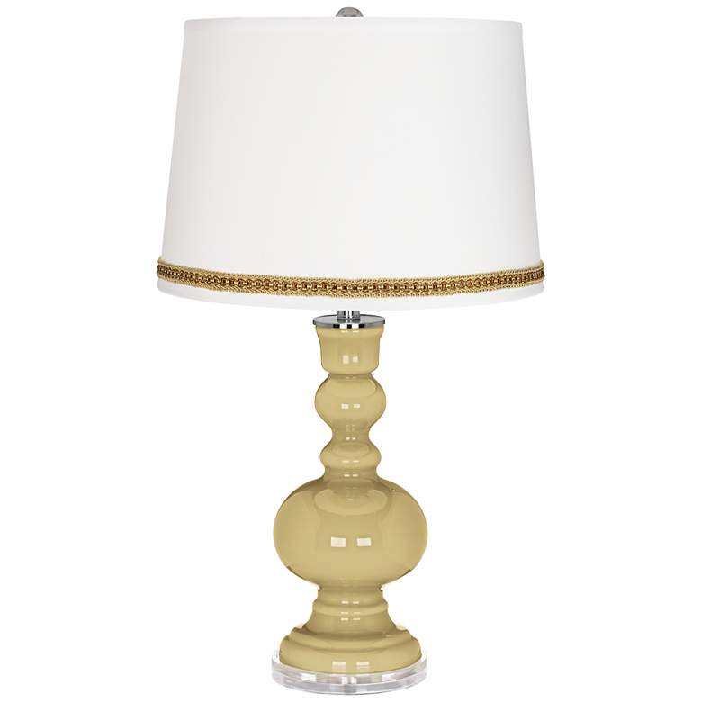 Image 1 Lemongrass Apothecary Table Lamp with Braid Trim
