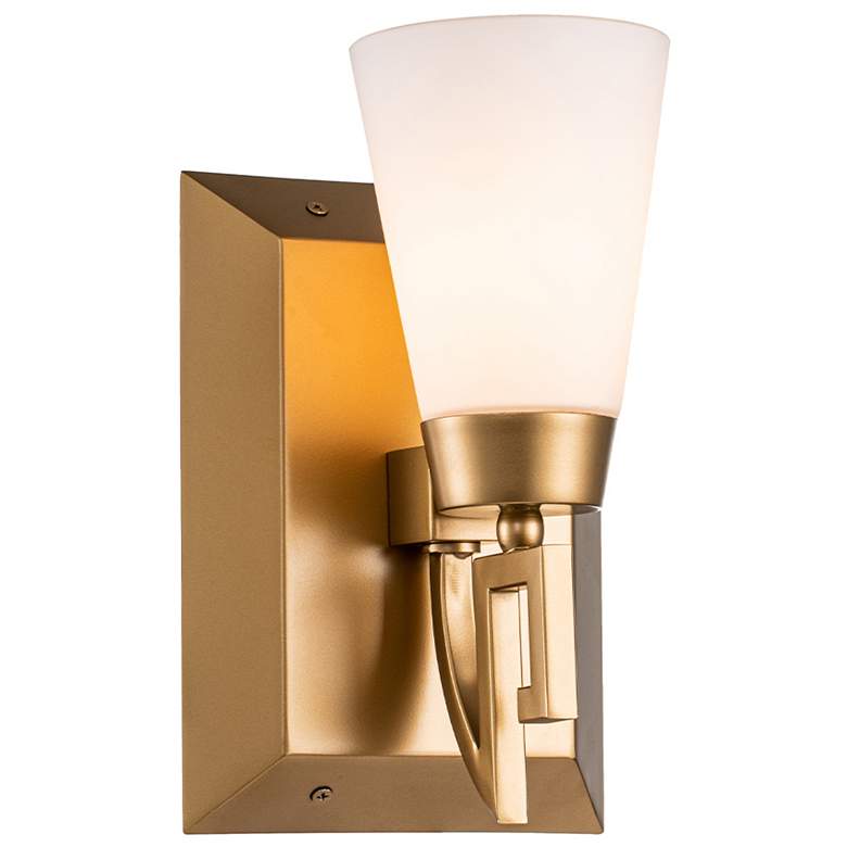 Image 1 Lemuria 1 Light Bath Bar in Laquered Gold