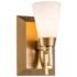 Lemuria 1 Light Bath Bar in Laquered Gold