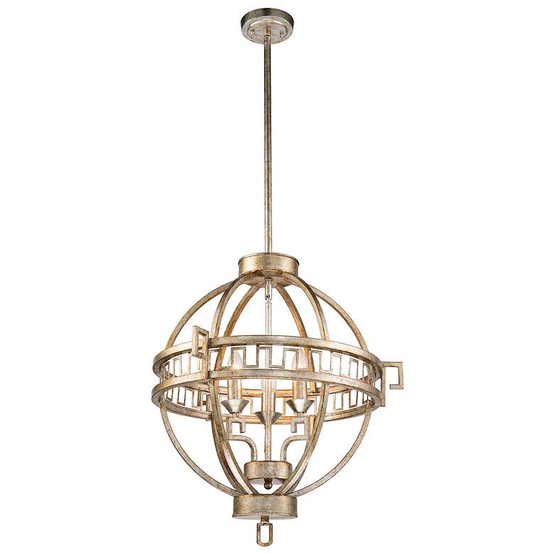 Image 1 Lemuria 3 Light Geometric Globe Chandelier
