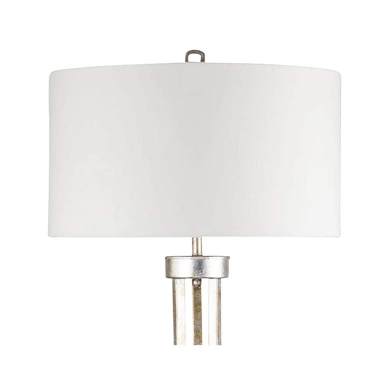 Image 2 Lemuria Antique Silver Metal Table Lamp more views