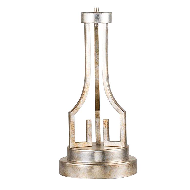 Image 3 Lemuria Antique Silver Metal Table Lamp more views