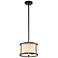 Lemuria Mini Pendant in Laquered Black