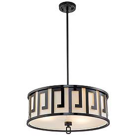 Image1 of Lemuria Pendant Large in Laquered Black