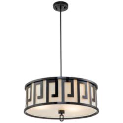 Lemuria Pendant Large in Laquered Black