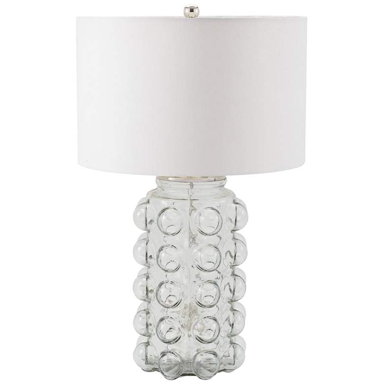 Image 1 Lena Bubble Clear Glass Table Lamp