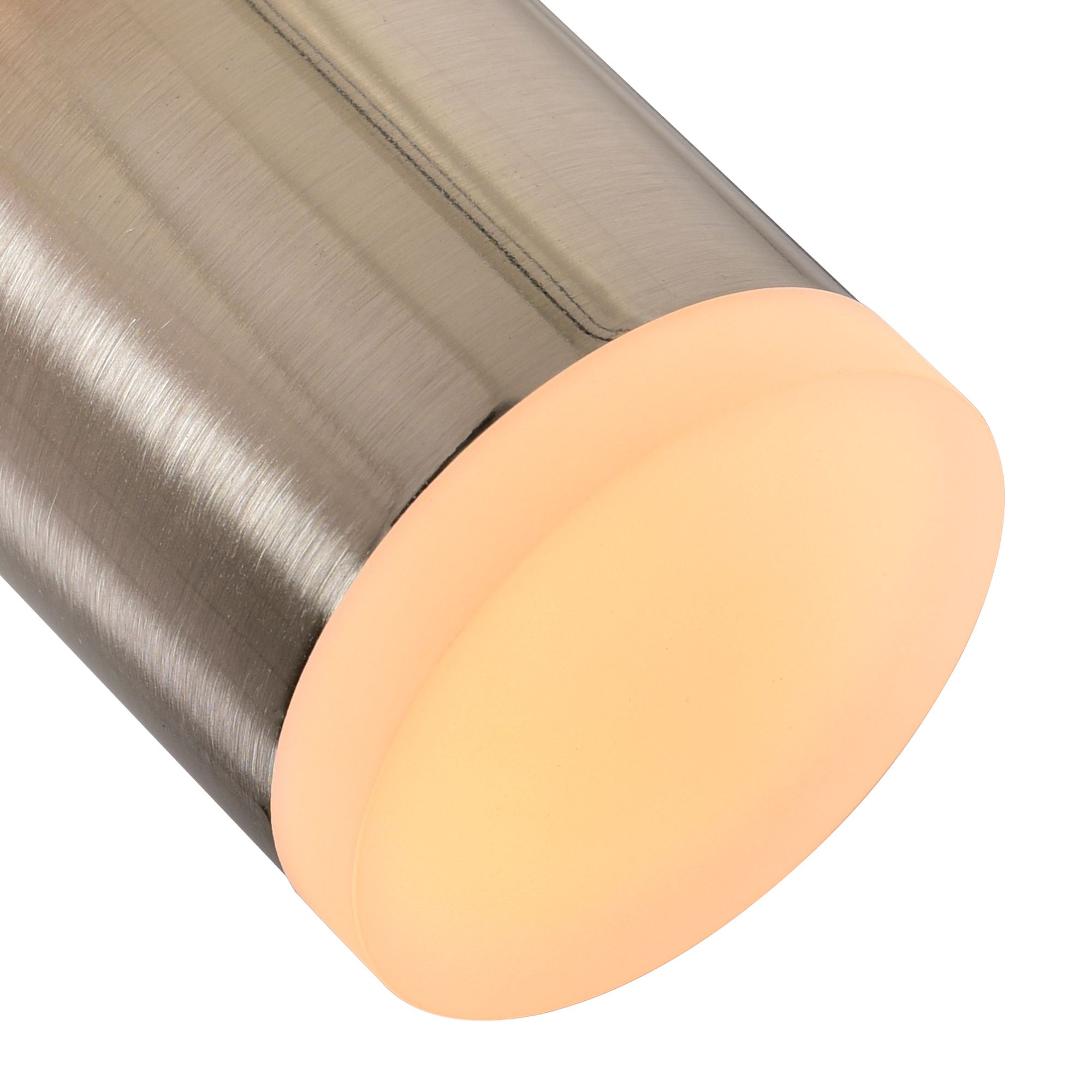 Image 2 Lena Integrated LED 5in Satin Nickel Mini Pendant more views