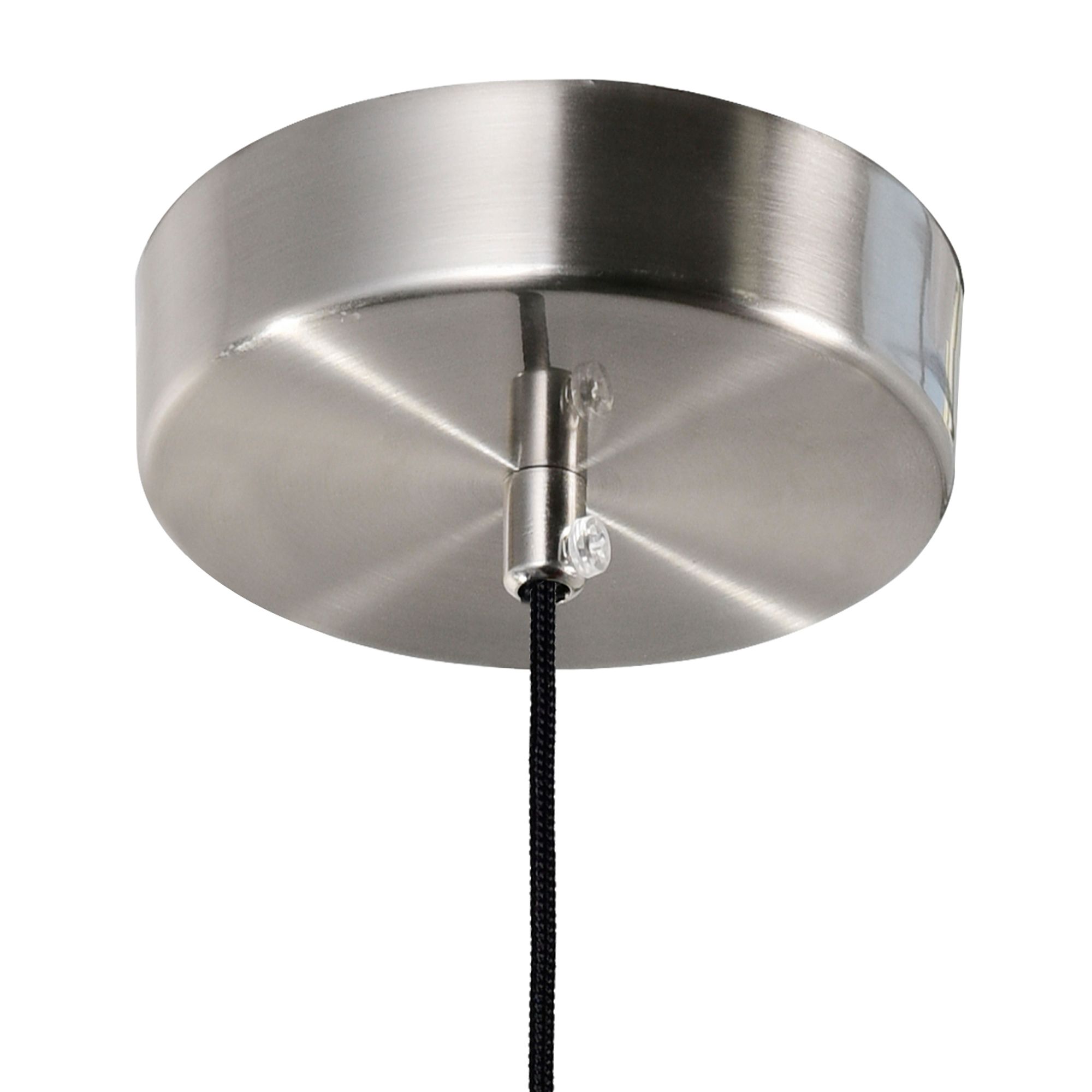 Image 3 Lena Integrated LED 5in Satin Nickel Mini Pendant more views