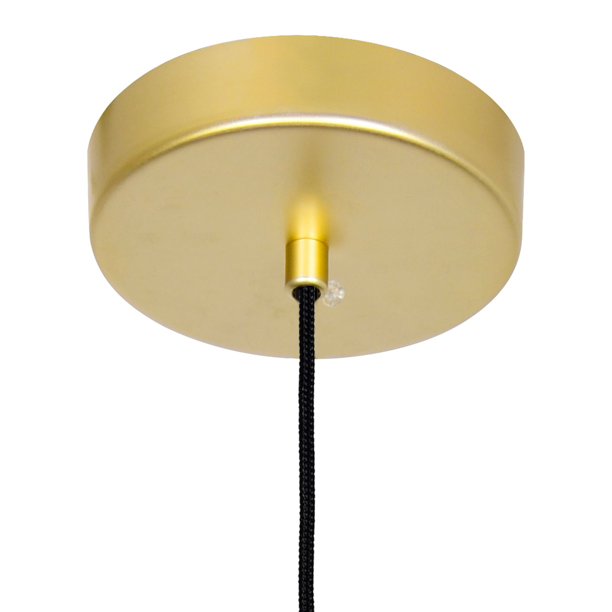 Image 3 Lena LED Integrated Mini Pendant With Satin Gold Finish more views