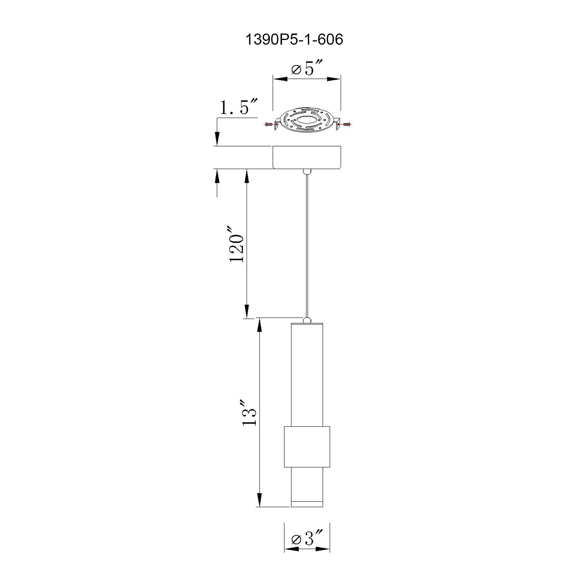 Image 6 Lena LED Integrated Mini Pendant With Satin Nickel Finish more views