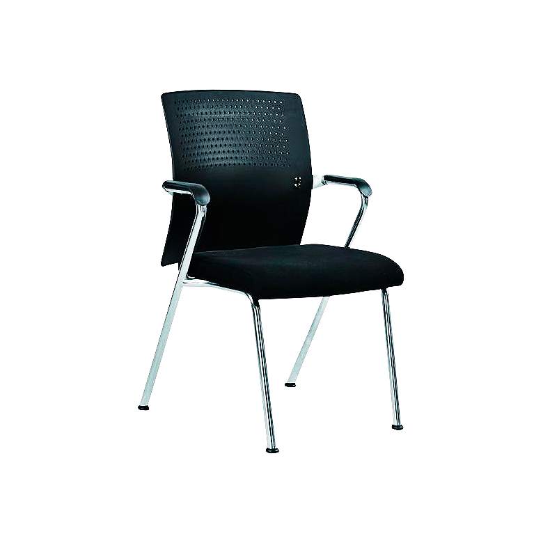 Image 1 Lena Lightweight Stackable Black Chair