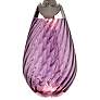 4_Lena Plum Art Glass Large Table Lamp with Off -White Shade more views