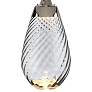 4_Lena Smoke Art Glass Large Table Lamp with Off -White Shade more views