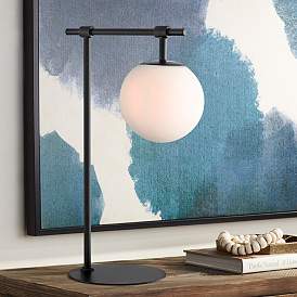 Image1 of Lencho Black Metal Accent Table Lamp