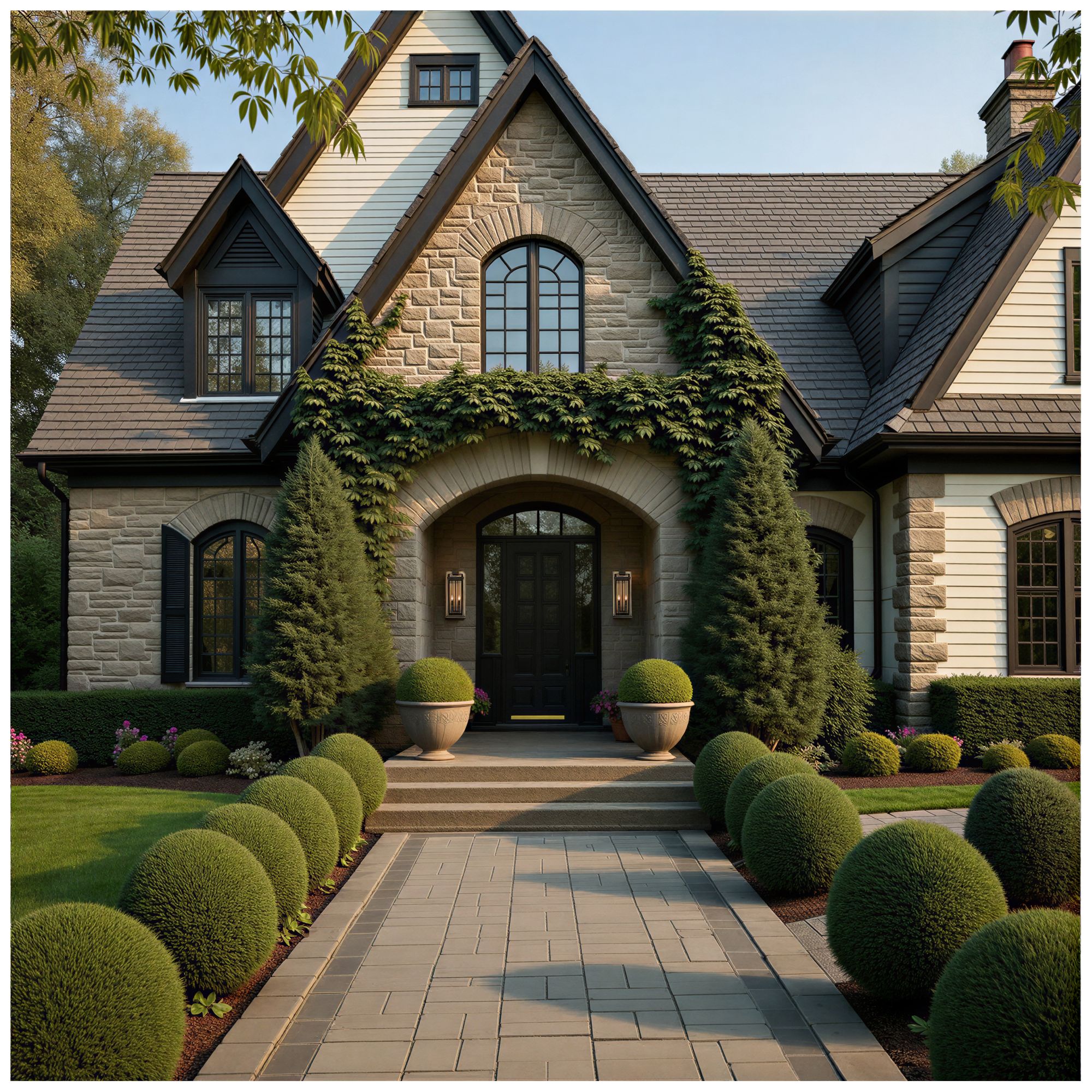 Image 6 Lendel 9.75'' Twilight Bronze + Textured Gold Outdoor Sconce more views