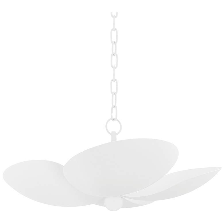 Image 1 Leni 5 Light Pendant Texture White