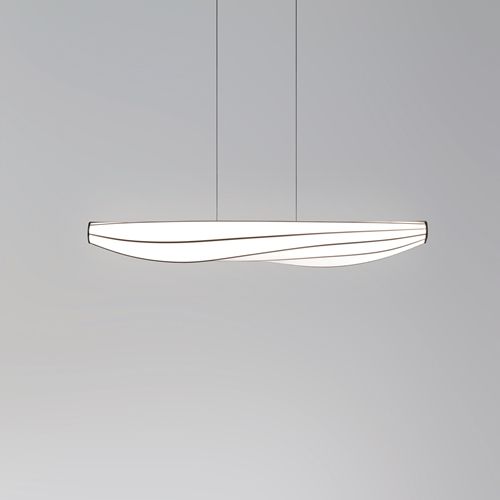 Image 3 Lenis 64 1/2" Wide Aluminum LED Kitchen Island Light Pendant Made to O more views