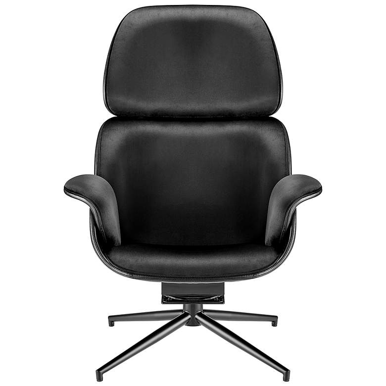 Image 6 Lennart Black Swivel Lounge Chair more views