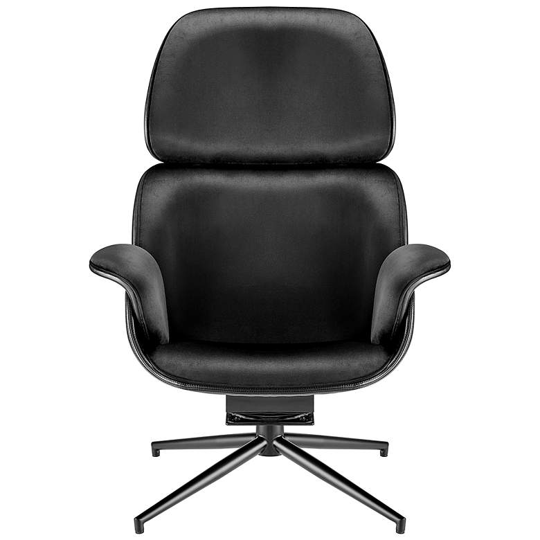 Image 6 Lennart Black Swivel Lounge Chair more views