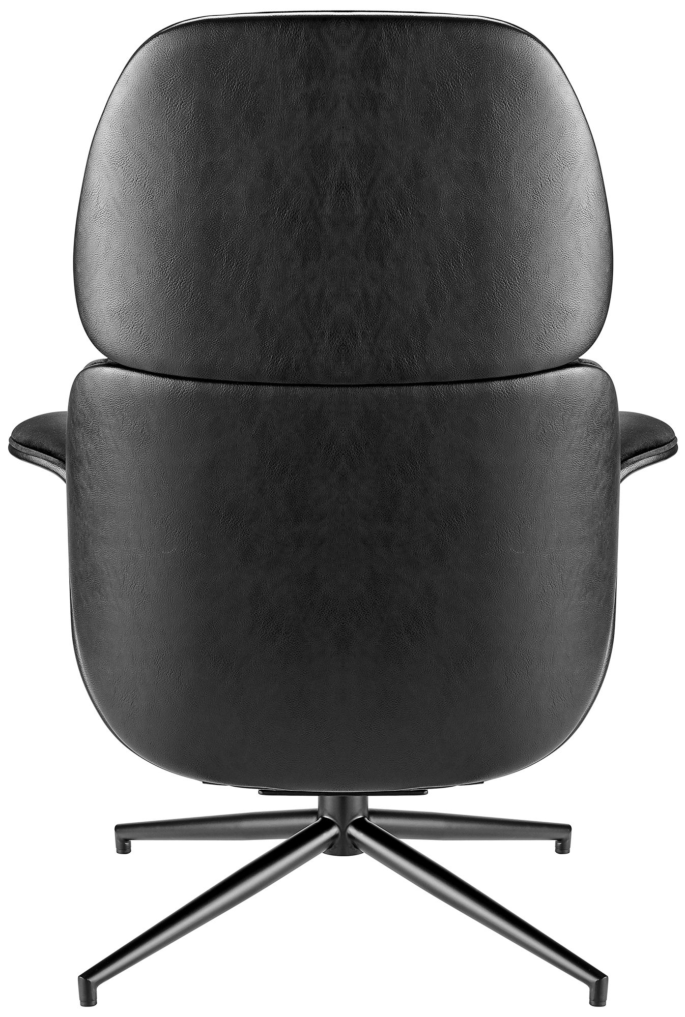 Lennart Black Swivel Lounge Chair