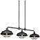 Lennex 48" Wide Gray Outdoor Kitchen Island Light Chandelier