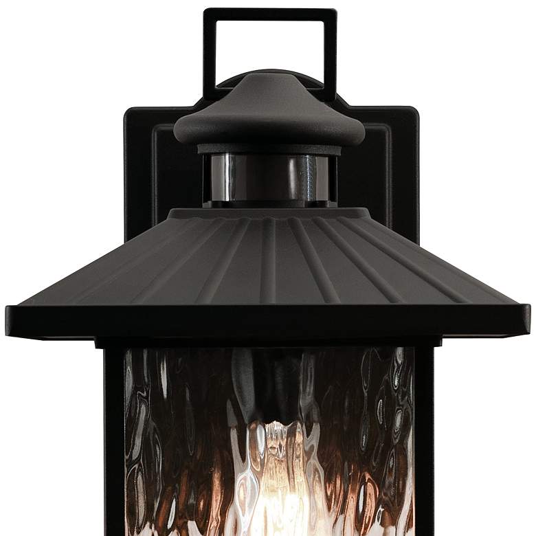 Image 4 Lennon 14 1/2" High Black Metal Outdoor Wall Light more views