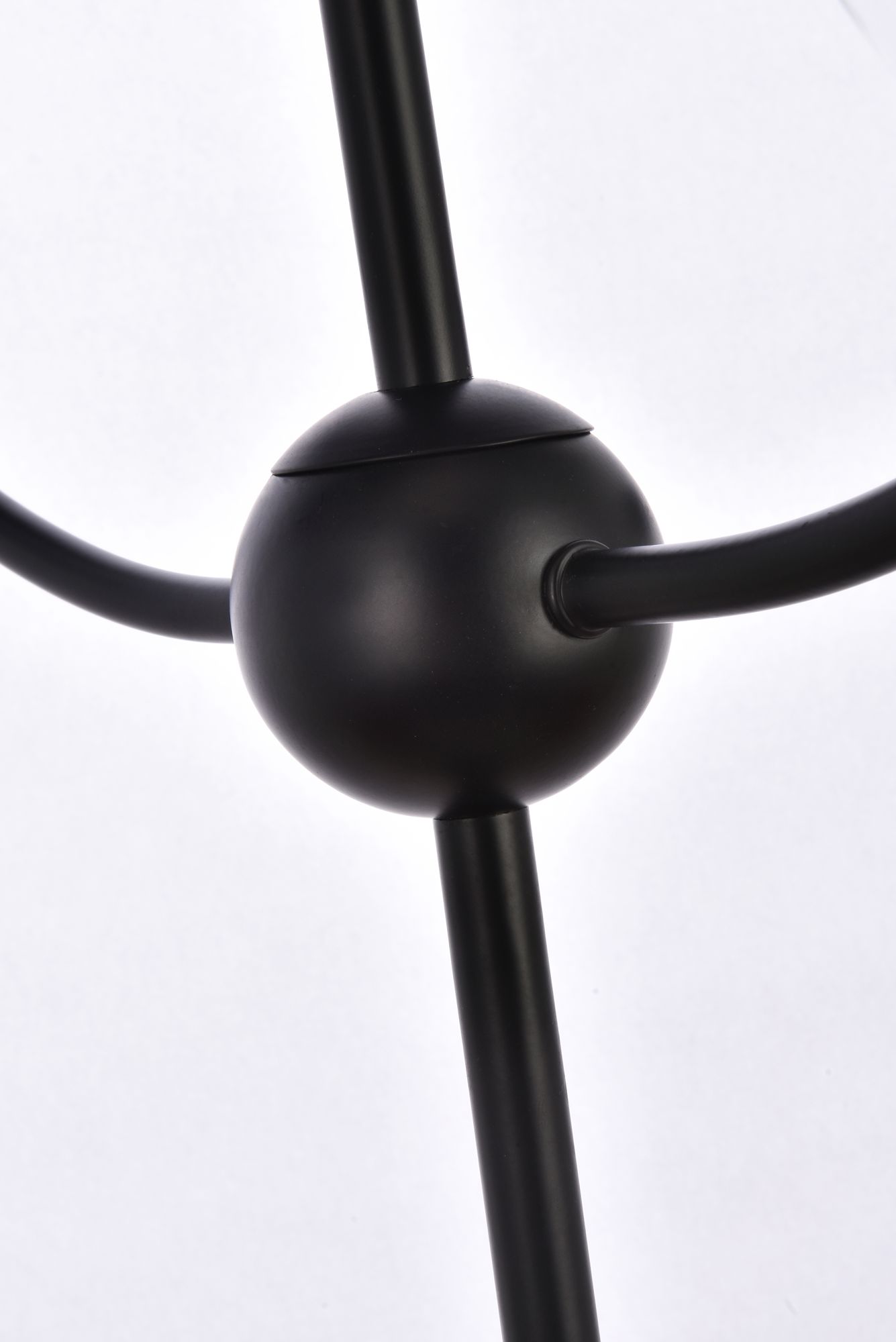 Image 7 Lennon 31 1/2" Wide Black 4-Light Chandelier w/ Clear Shade more views